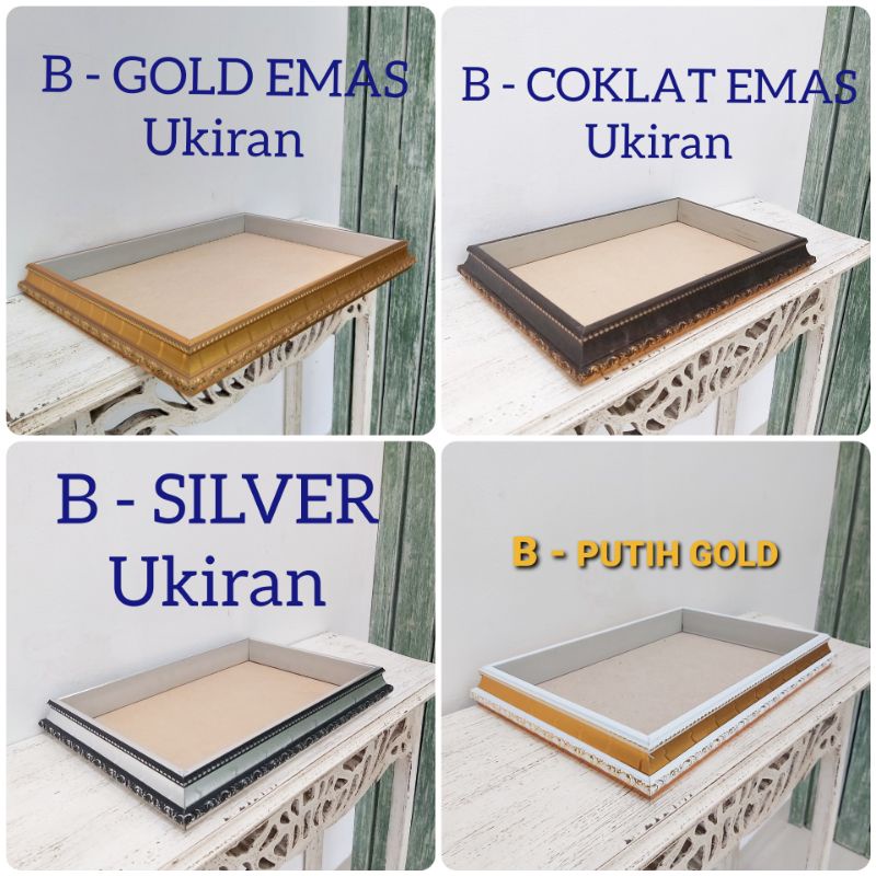 [PO-B . ACRYLIC BOX GOSEND GRAB] 1 SET = 2 Pcs Nampan Kotak Akrilik Baki Hantaran Seserahan Sangjit