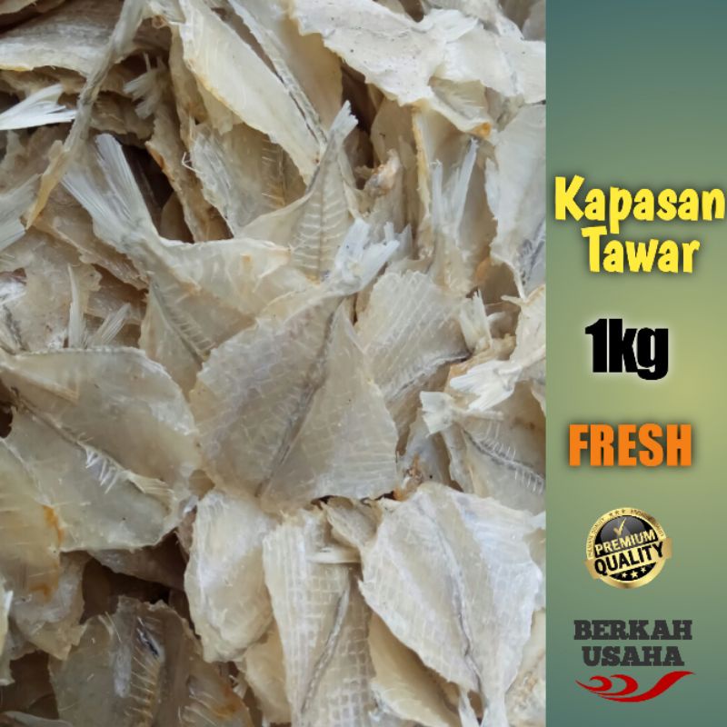 

IKAN ASIN TIPIS PAKANG KAPASAN TAWAR Per 1kg TANPA TULANG TULANG