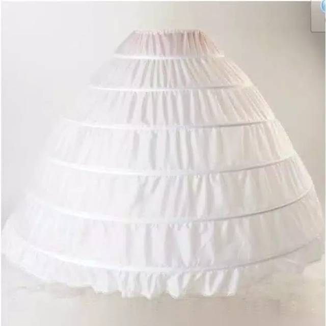 Petikut Kawat GRADE A Petticoat Mekar Gaun Kuat Ring 6 D120cm Gaun Pengantin Petikot Peticoat Kebaya SALE QUALITY IMPORT