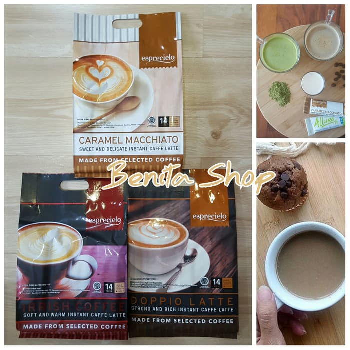 

Esprecielo Coffee Latte ( Doppio- Irish- Caramel Macchiato)