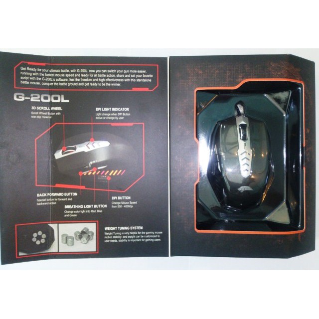 Mouse Gaming BattleCat G-200 Okaya