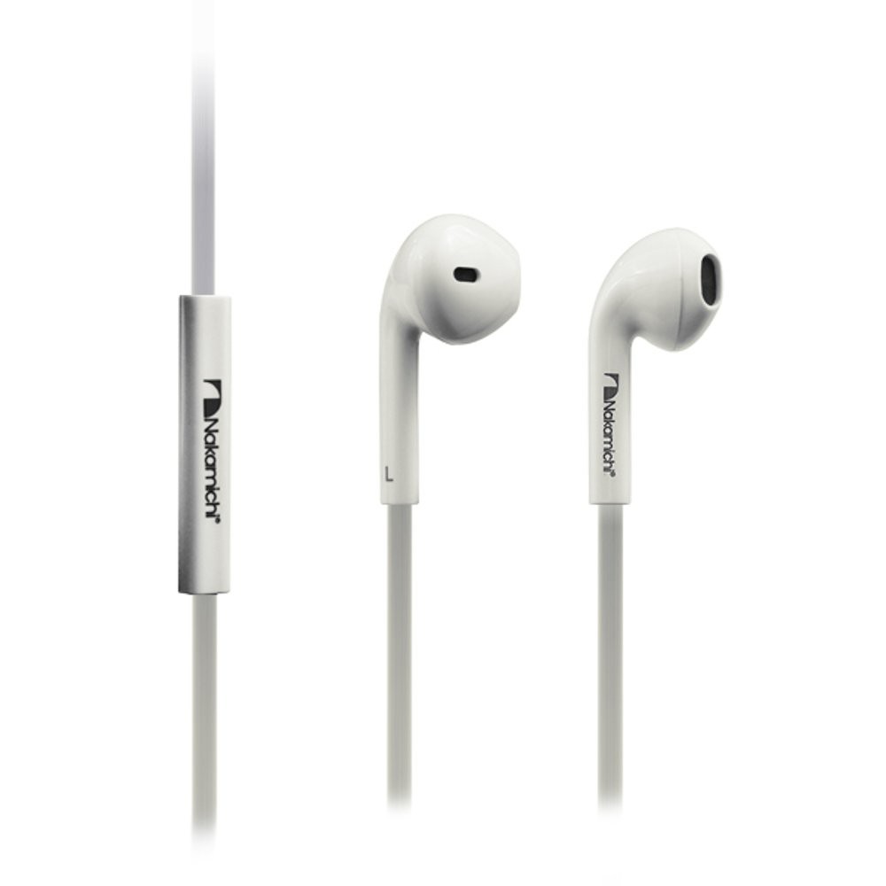 Nakamichi NM-CE110 Earphone In-Ear dengan Mic Super Bass Hitam|Putih