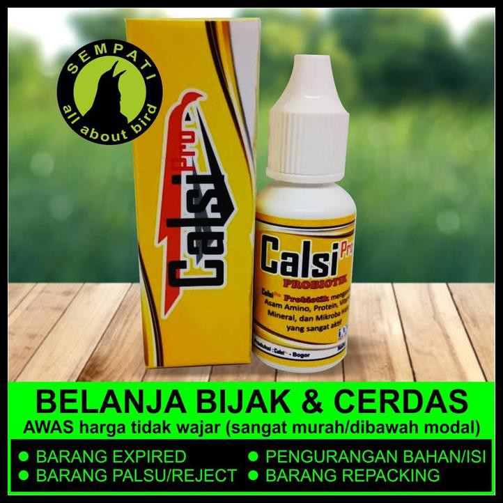 CALSI PRO PROBIOTIK VITAMIN BURUNG MENINGKATKAN STAMINA METABOLISME