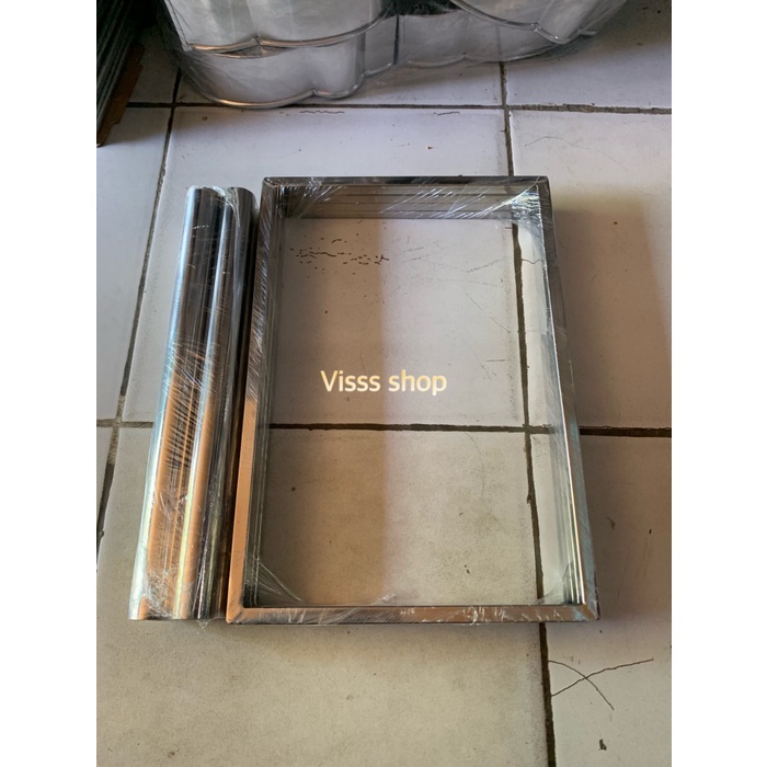 

KUE-PENGHIAS-ALAT- BINGKAI KUE KERING BAHAN STAINLESS UKURAN 20X30X1 -ALAT-PENGHIAS-KUE.