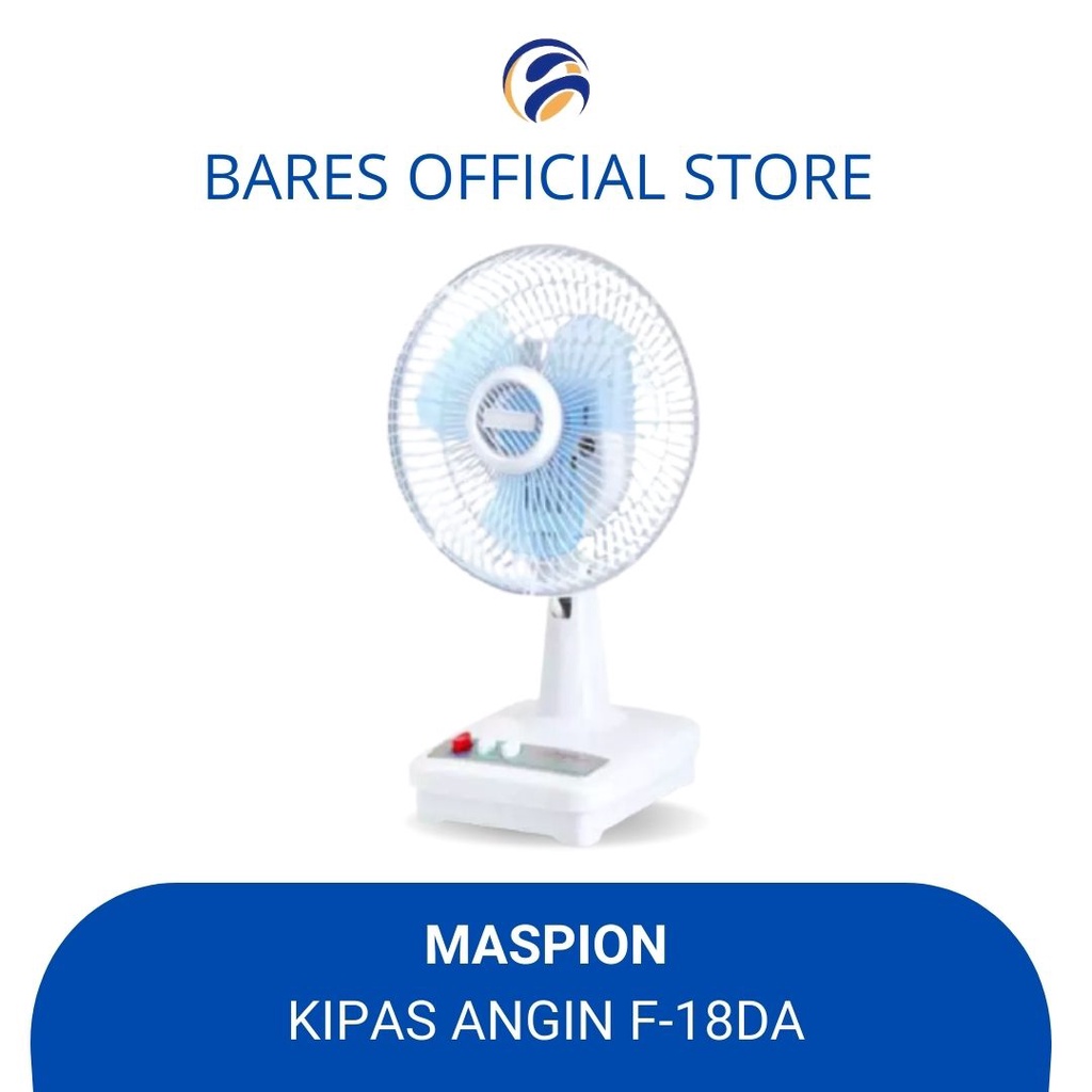 Kipas Angin Duduk Maspion F-18DA / Desk Fan Maspion F18DA (7 Inch)