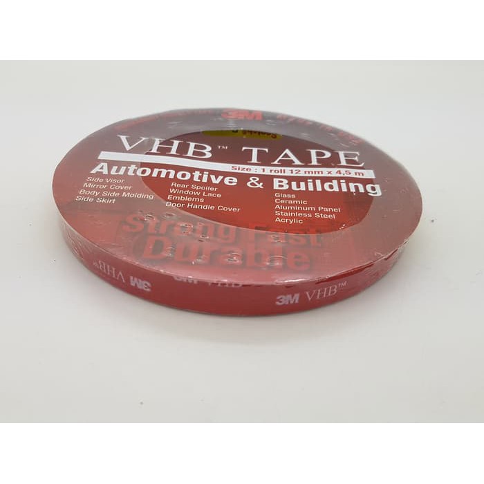 

Double Tape 3M VHB 12mm x 4,5m Automotive & Bonding