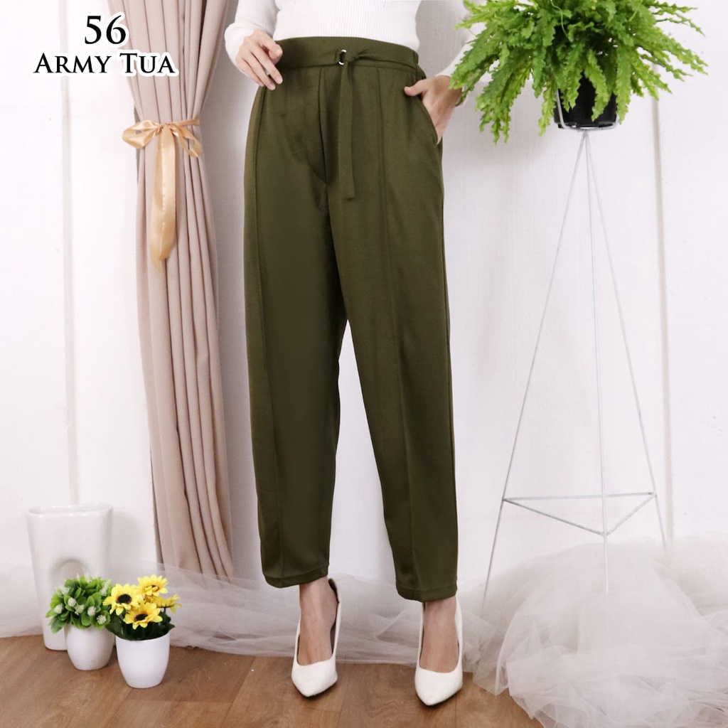 CELANA KULOT PANJANG WANITA  KD 56 BAGGY PANTS LUVALINE SUPER MURAH KUALITAS BAGUS