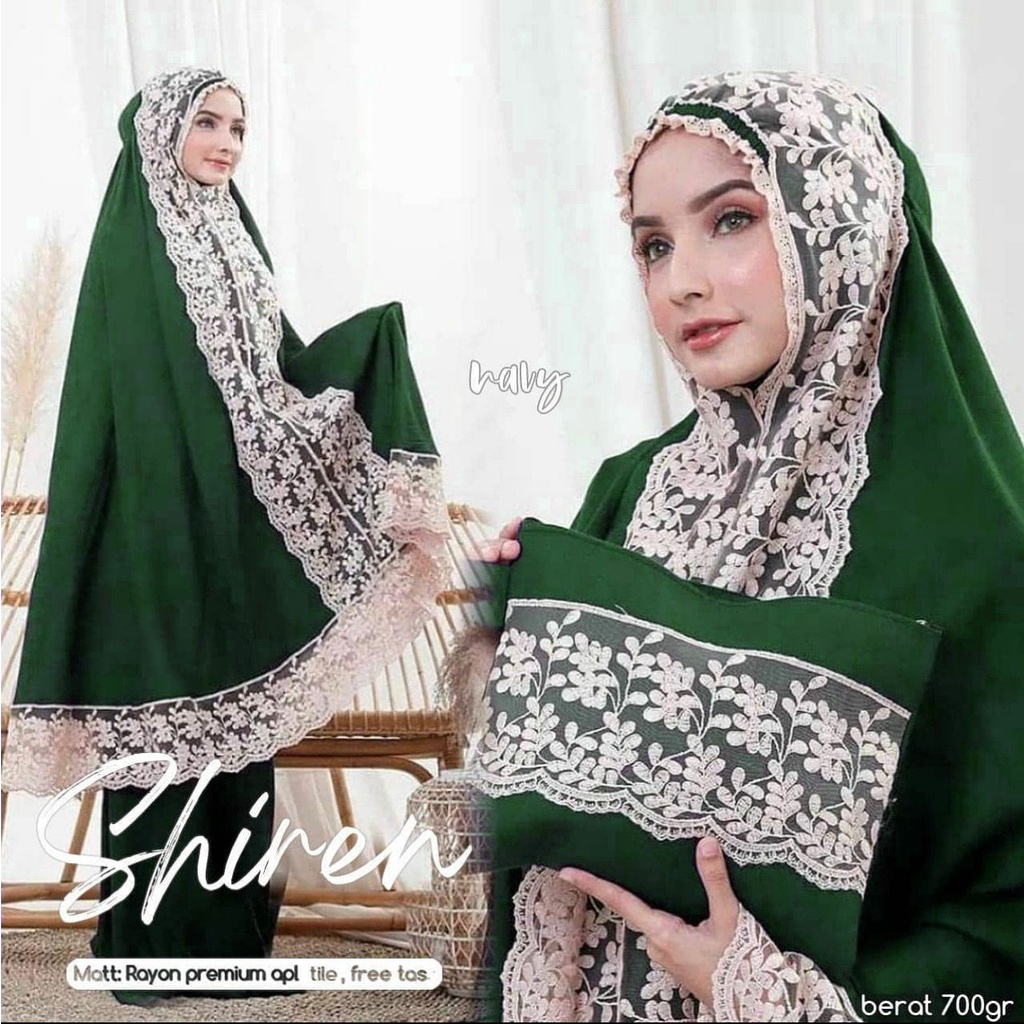 COD MUKENA SHIREEN RENDA / MUKENA LEBARAN TERBARU /MUKENA RENDA MEWAH / MUKENA RENDA TERLARIS / MUKE
