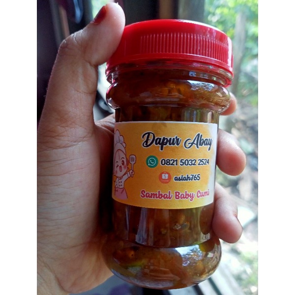 

Sambal baby cumi+pete