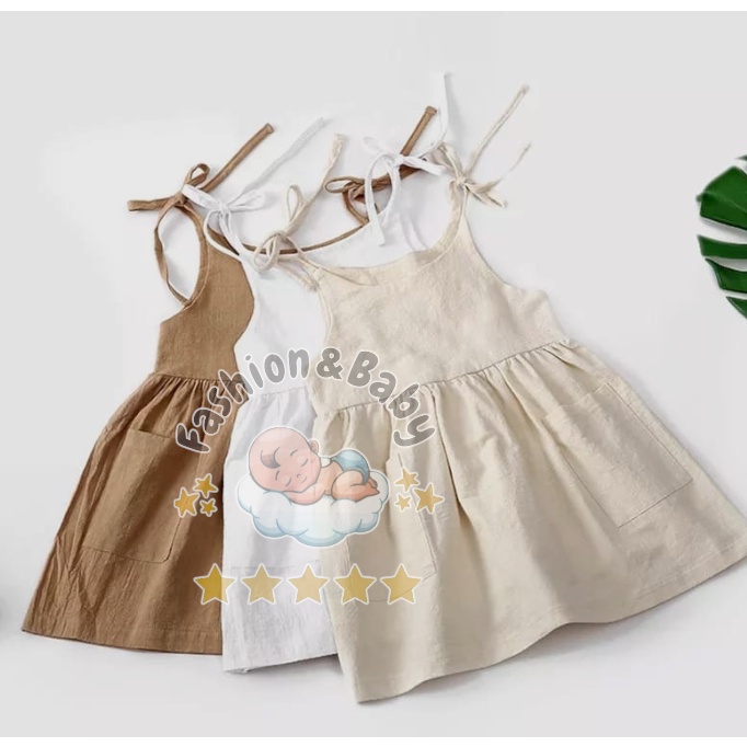 Dress Anak SUSPENDER Premium (0-2th)