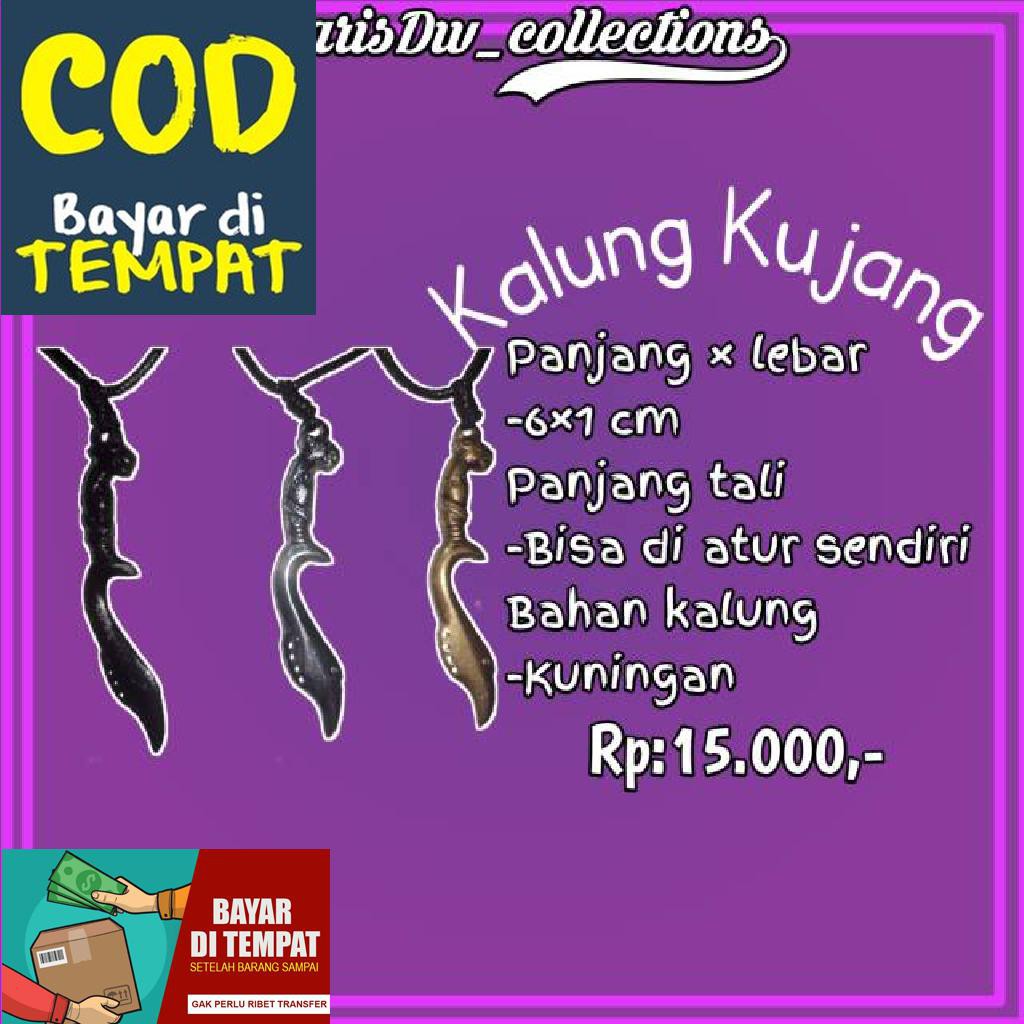 KALUNG KUJANG AKSESORIS 100 KUNINGAN Sultan