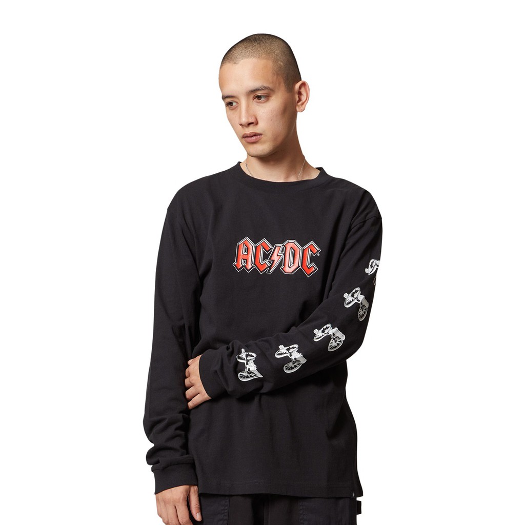 DC Shoes Men ACDC About To Rock T-shirt Black ADYZT04981