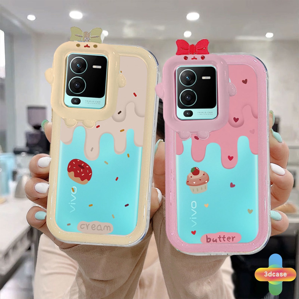 Soft Case VIVO V23E Y16 V21 Y12S Y12 Y35 Y22 Y22S Y20 Y15S Y91C Y21 2021 Y21A Y21T Y30 Y21S Y20S Y12i Y33T Y01 Y91 Y30i Y93 Y95 Y15 Y17 T1 Y55 Y75 Y50 Y53S Y51 2020 Y51A Y10 Y33S Y1S Y11 Y31 Y20i Y91i Y51S Y20G Y02S Y21G Monster Butter Cream Silicone Case