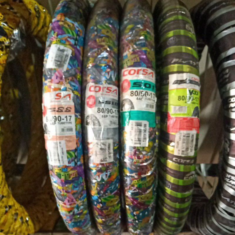 Ban Corsa 80/90-17 S 88 / SS 18 / S 01 / Platinum V 33 Non Tubeless