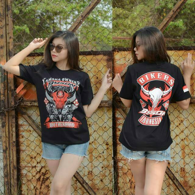 kaos Byson Tshirt Yamaha Byson Baju Bikers Byson DISTRO Baju Bikers GROSIR BAJU MURAH BONUS STICKER2