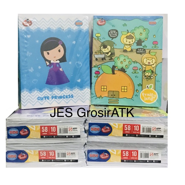 

Buku Tulis SIDU 58 Lembar [Pak=10 buku]