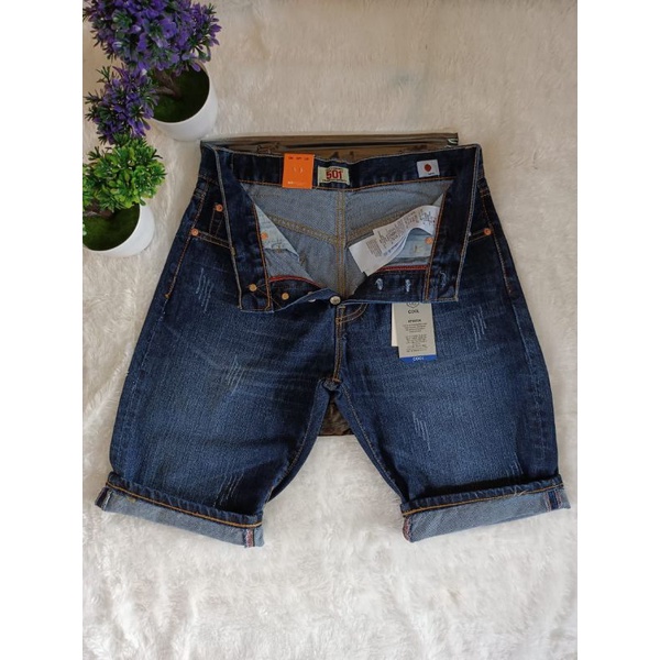 Celana pendek jeans Levi's 501 Made in USA original/celana pendek pria