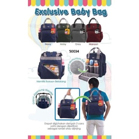 KIDDY TAS BABY 3 IN 1 W/ TAG KD50034