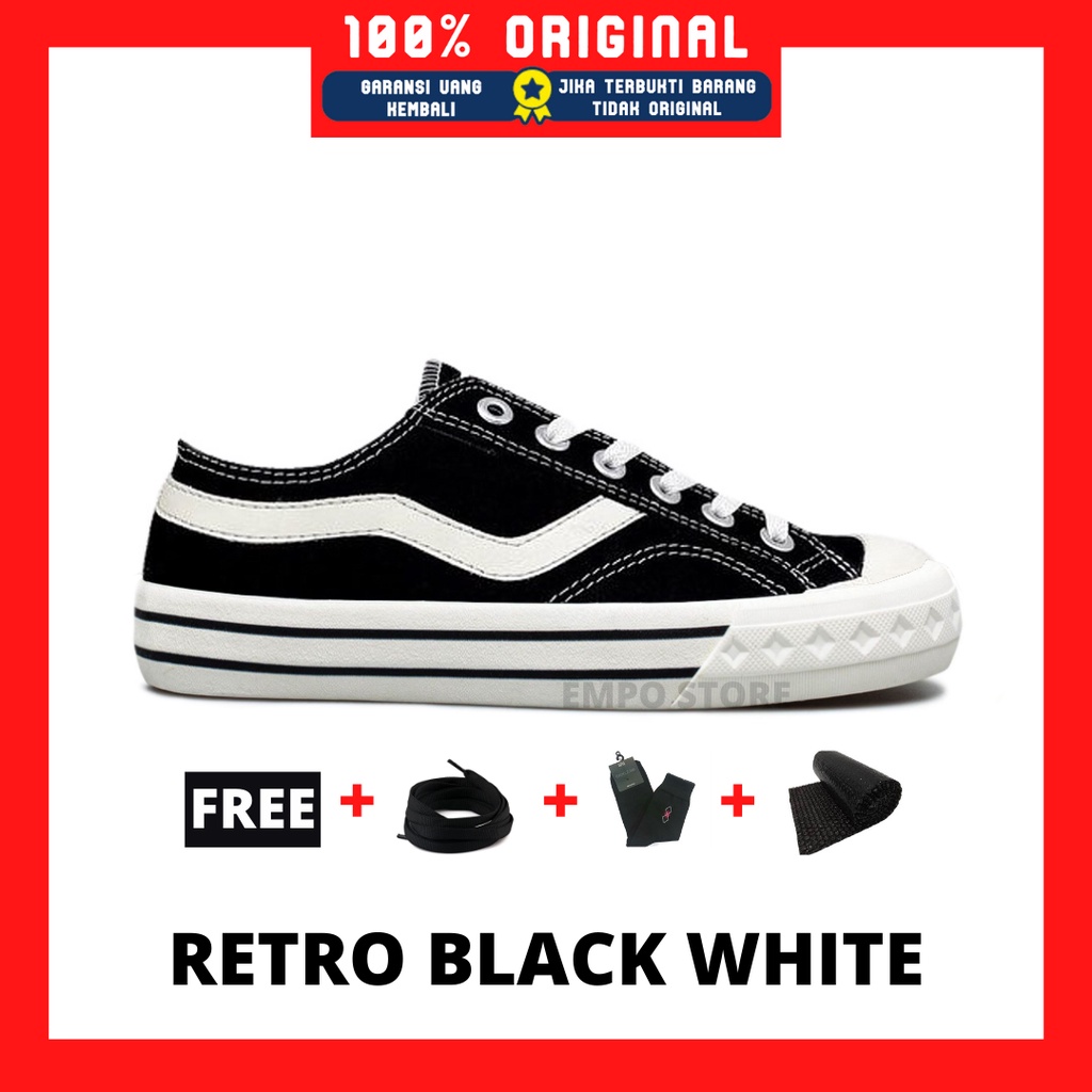 Original Not Sepatu Ventela Public Low Sneakers Lokal Casual Pria dan Wanita