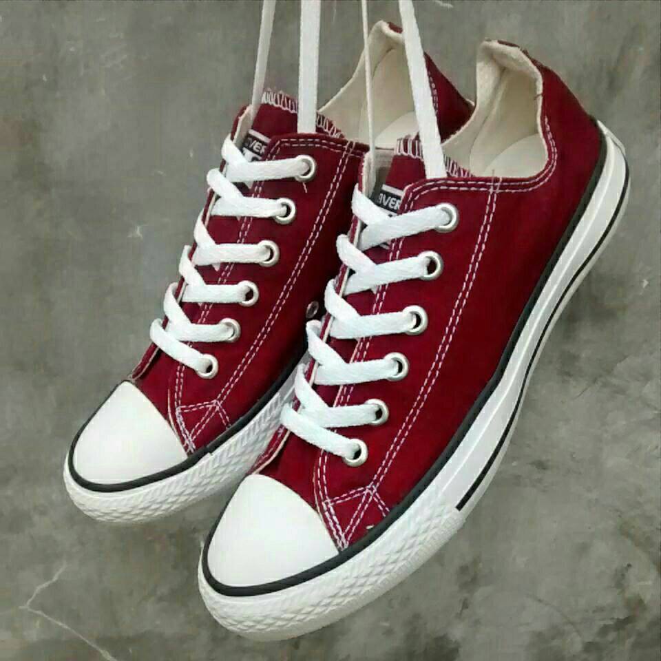 SEPATU CONVERSE 70s LOW PREMIUM SNEAKERS ALL STAR MAROON PENDEK PRIA WANITA TERLARIS CONVERSE MURAH