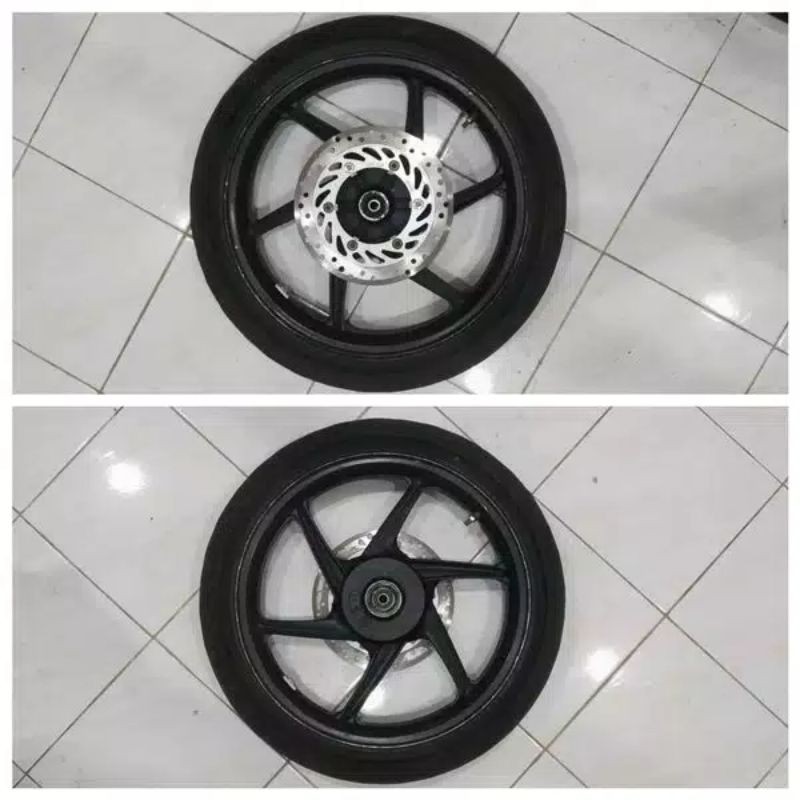 velg depan belakang verza Megapro mono ori original copotan