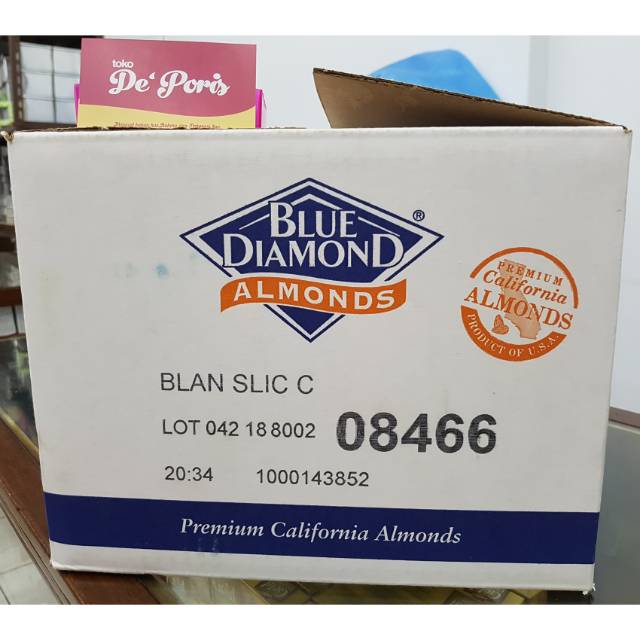 

Almond Slice Blue Diamond 100grm