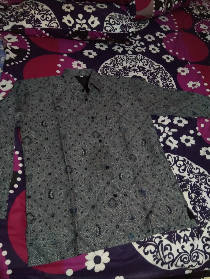 Sido Mukti Lawasan Kemeja Batik Pria Panjang Full Furing By Batik Florist