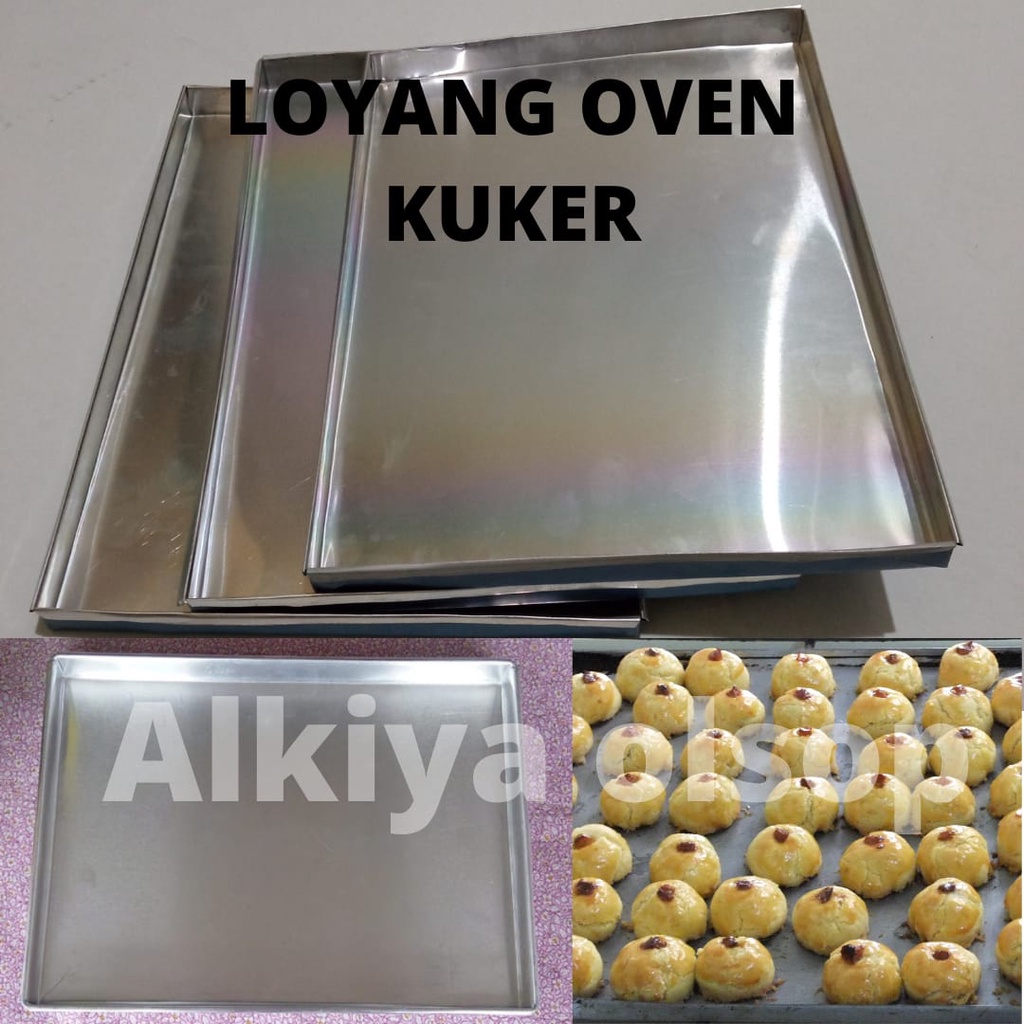 PAKET CETAKAN KUE KERING/3 pcs Loyang kuker 20pcs Nastar daun/ 3 kastenggel/parutan keju/kuas/dan pemisah kuning telur