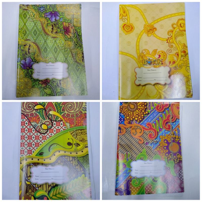 

Sampul Buku Batik/Sampul Buku Sekolah/Sampul Buku Motif