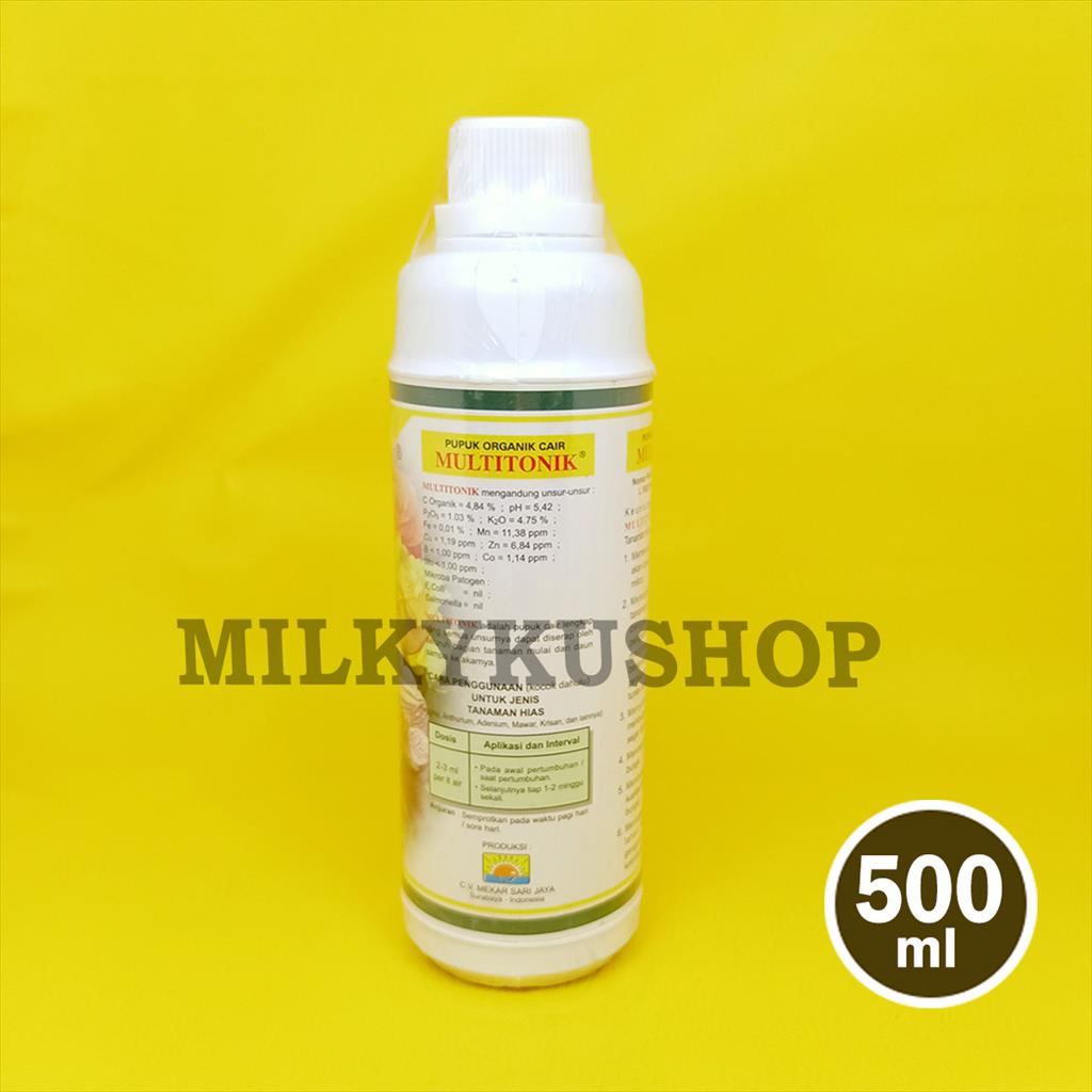 PUPUK ORGANIK CAIR MULTITONIK TANAMAN HIAS 500 ML