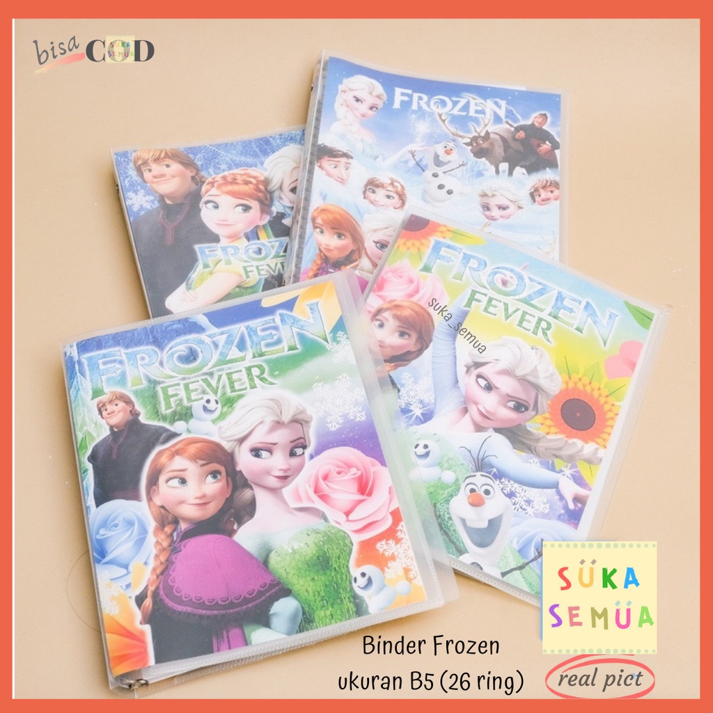 

Binder Frozen ukuran B5 - 26 ring // Buku Catatan Note Book Notebook Kertas Loose Leaf Sekolah Kuliah - COD ( GoSend Bandung )