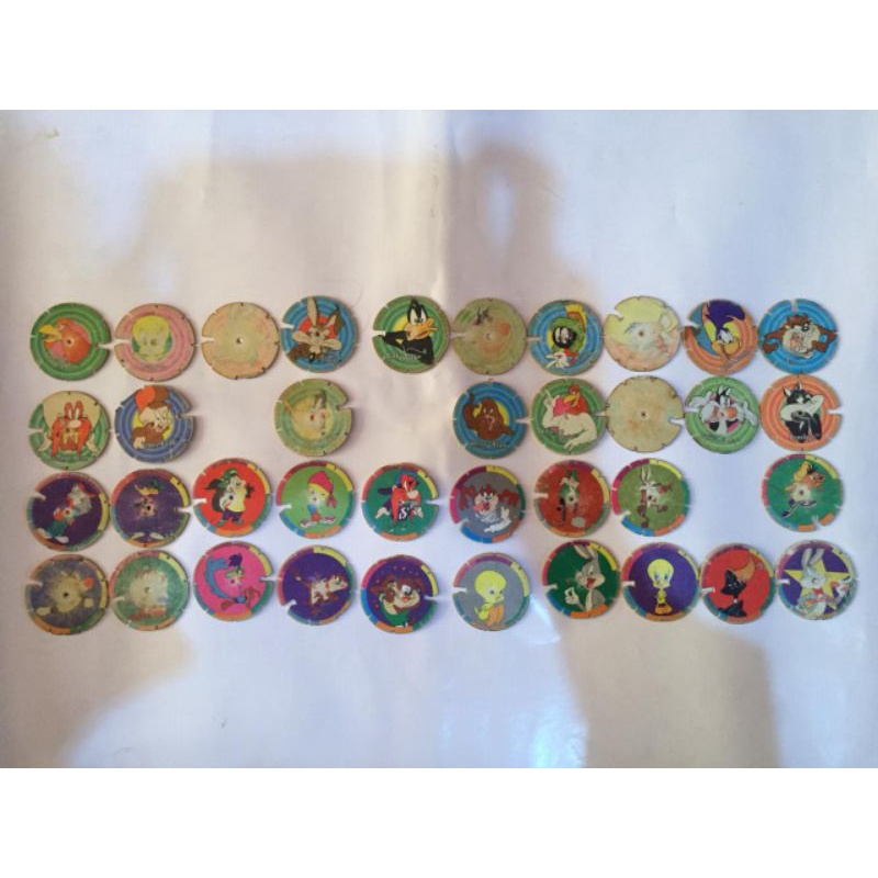 Tazos Koleksi Pribadi Seri Looney Tunes Bintang 2 - Set 37 Keping