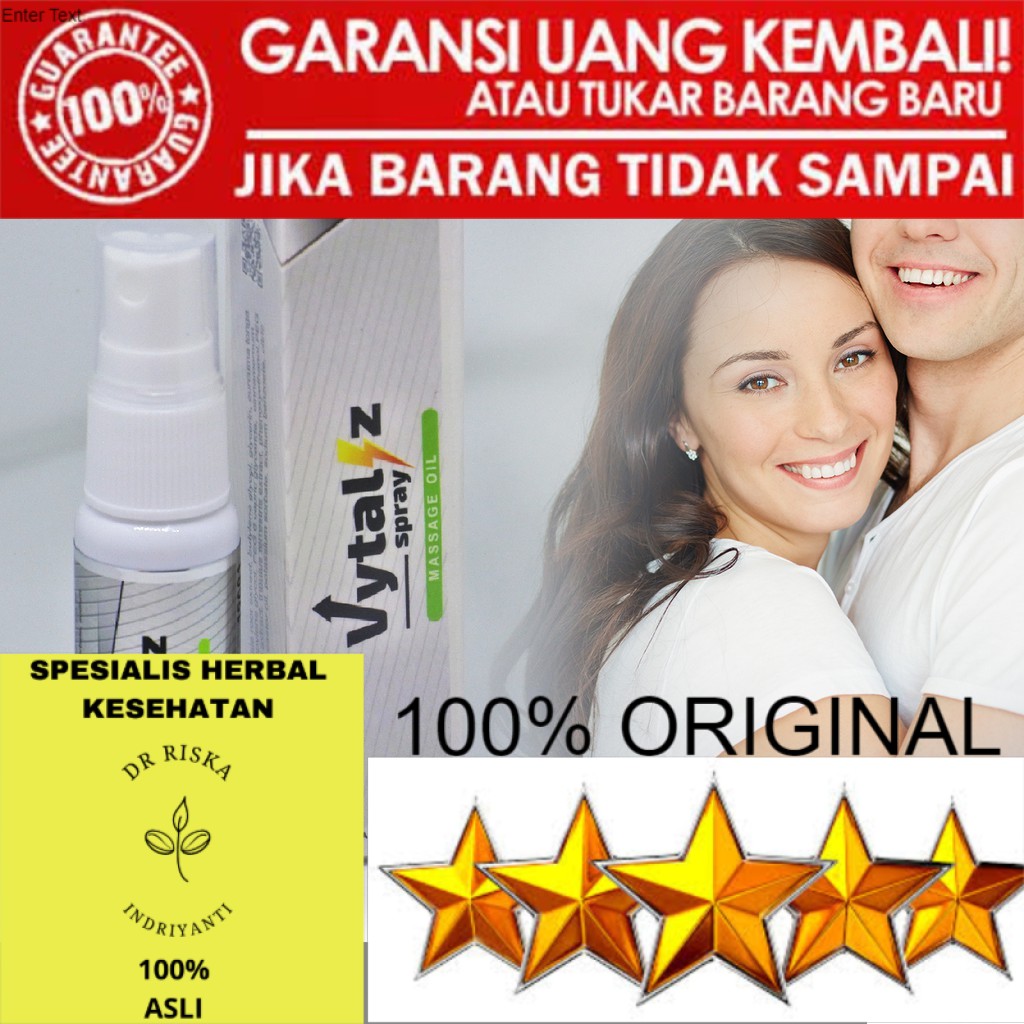 100% ASLI Vytaliz Spray herbal tahan lama
