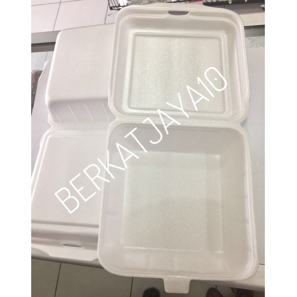 Sterofoam Foam NASI styrofoam fom gabus kotak polos box GOJEK ONLY