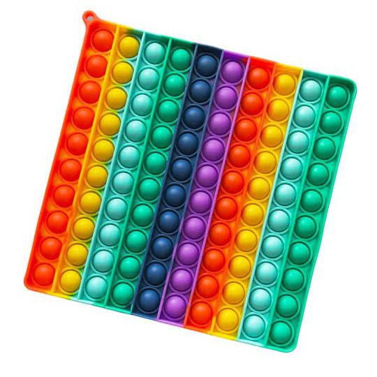 Diskon Mainan Pop It Fidget Jumbo Murah Kotak Love Among Us Big 20Cm 30Cm - Kotak L.20Cm Non Cod