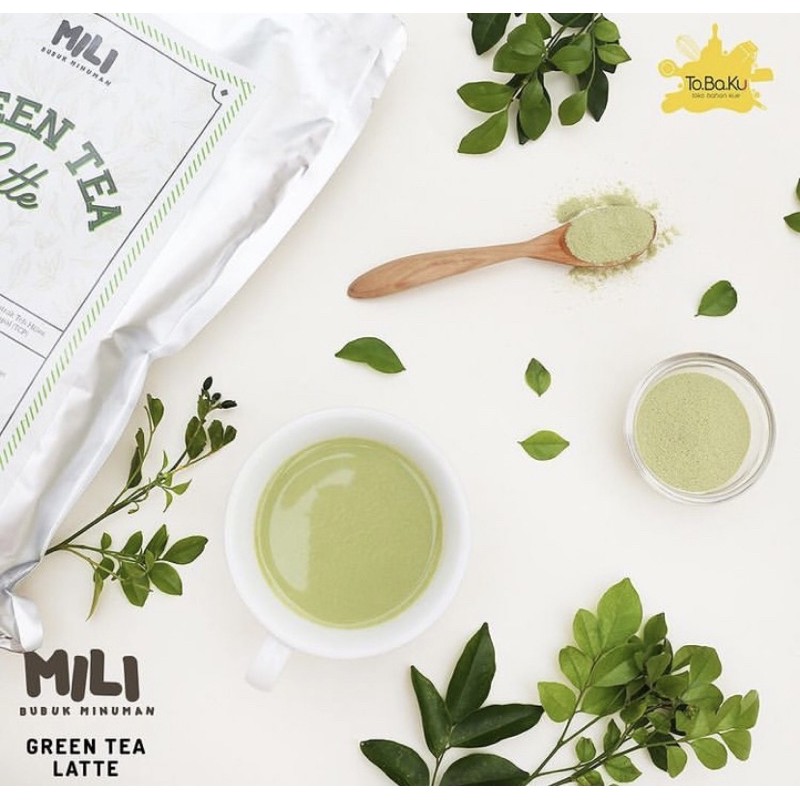

MILI bubuk minuman green tea latte TESTER / REPACK
