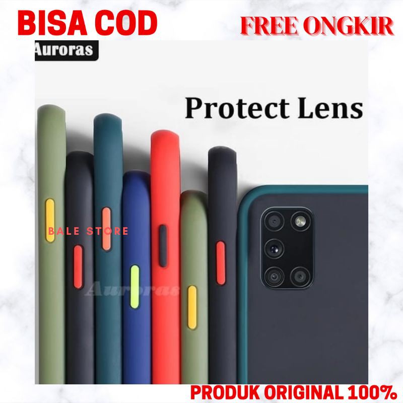 SOFT CASE SAMSUNG GALAXY M51 MATTE COLORED FROSTED - Hitam