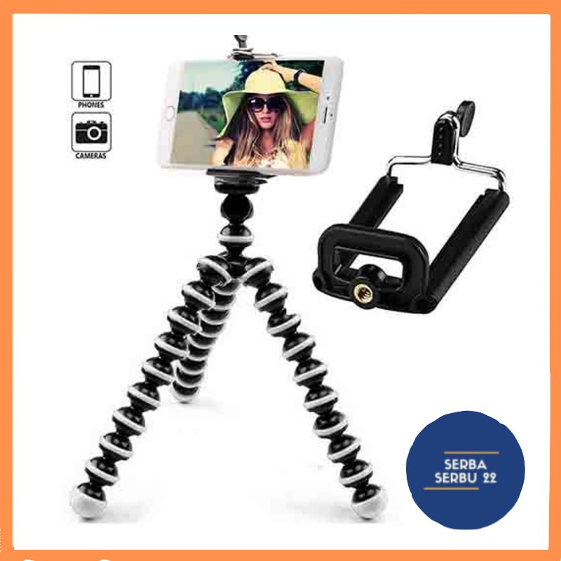 Gorilla Pod Holder U Universal Flexibel 15CM Tripod Octopus Flexibel Standing Camera [SS]