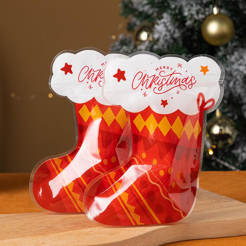 PLASTIK ZIPPER NATAL 3D SOCKS ZIPLOCK CHRISTMAS BAG ZP-N14