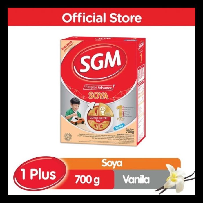 

Susu Ibu Hamil sgm eskplor soya 1+ 1 plus vanila madu 700 gr - 1+ VANILA 700GR