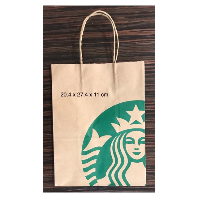 STARBUCKS Paper Bag - STARBUCKS Paperbag