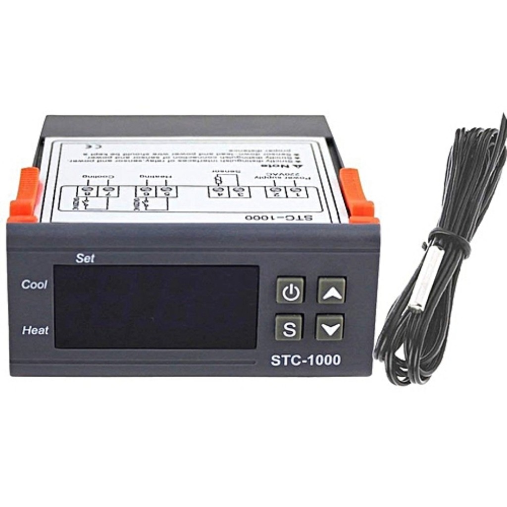 Komponen mesin tetas Termostat Digital controler  Mesin Tetas Telur Otomatis