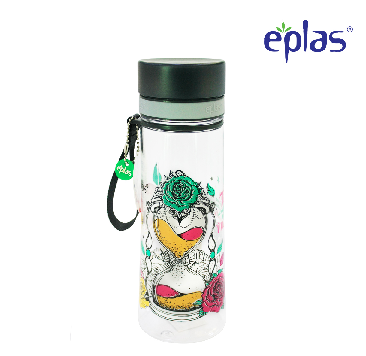 EPLAS Water Bottle With Handle (800ml), Water Tumbler, Botol Air, BPA Free, Tritan