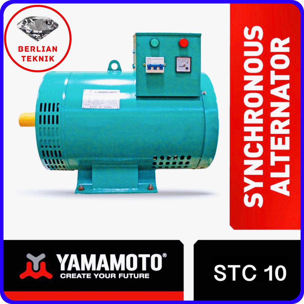 Dinamo Alternator Tembaga Yamamoto STC 10 KW 3 Phase