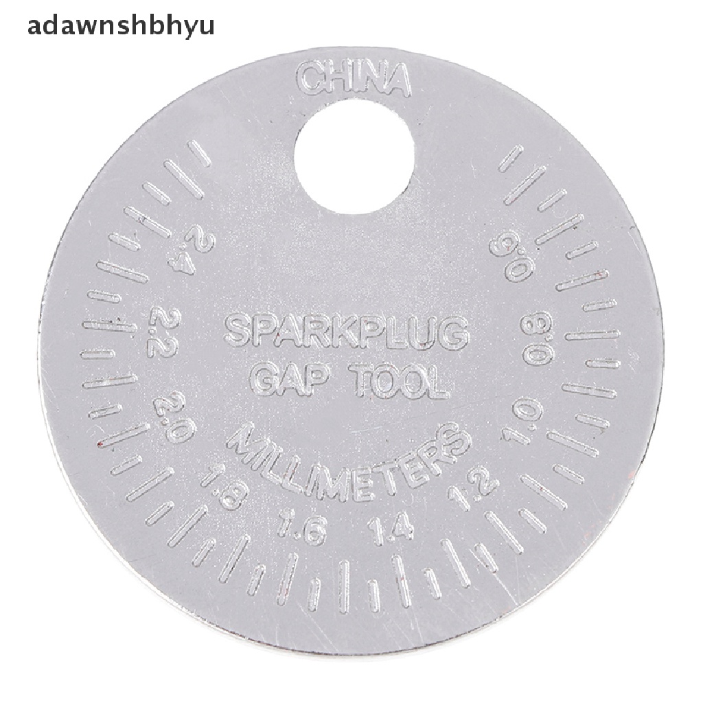 Adawnshbhyu spark plug gap gauge Alat Ukur coin-type 0.6-2.4mm range spark plug gage
