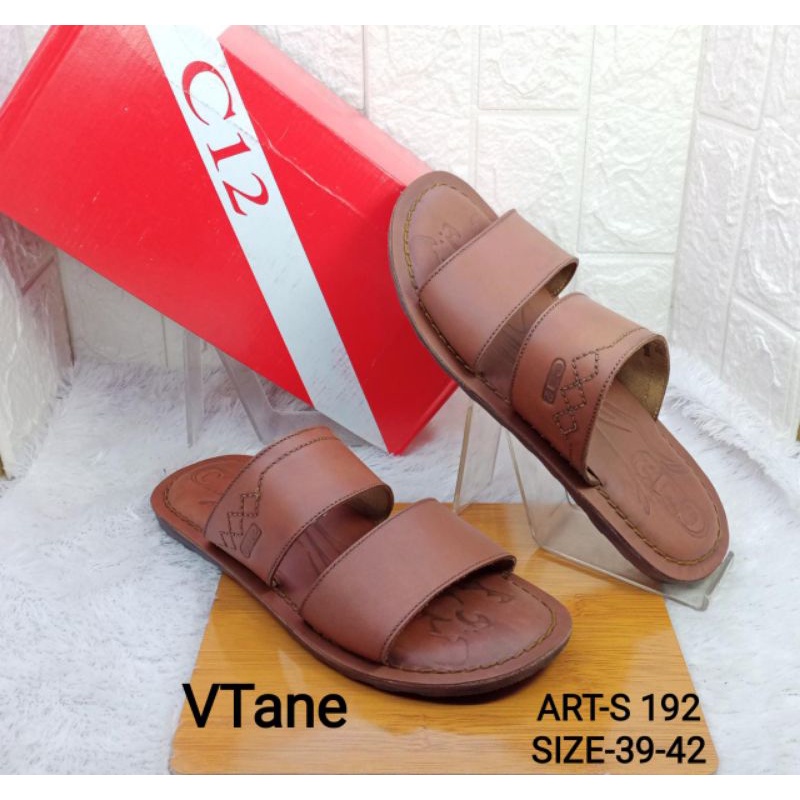 sandal kulit asli pria C12 S-192