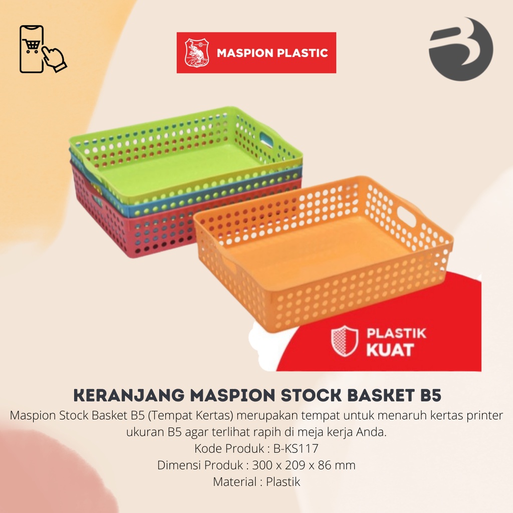 KERANJANG MASPION STOCK BASKET B5