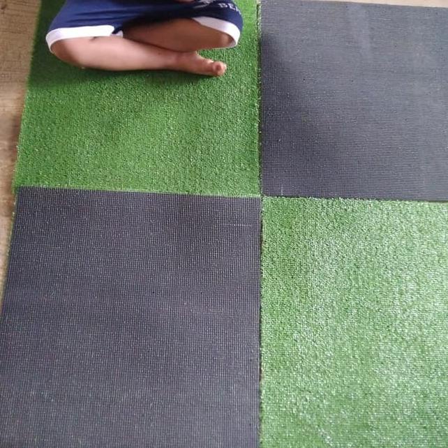 rumput sintetis golf 50x50cm-karpet rumput golf sintetis