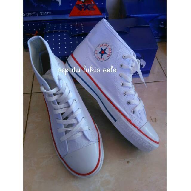 Promo Sepatu sekolah PX STYLE model high sneaker