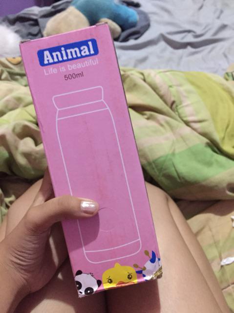Termos Air Animal Karakter Botol Minuman Anak Lucu Unik Panas Dingin